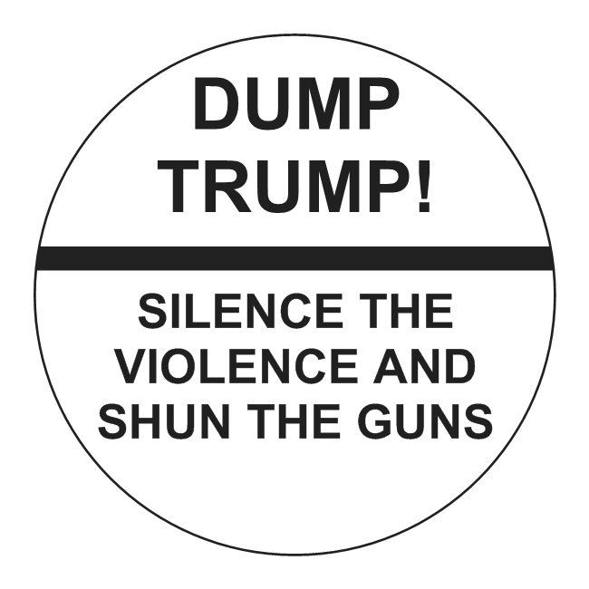 Dump Trump sticker