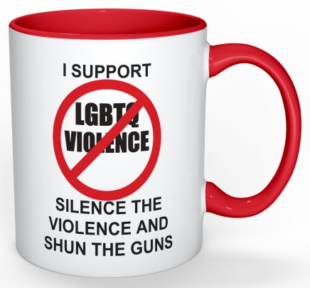 Anti-violence against LGBTQ mug
