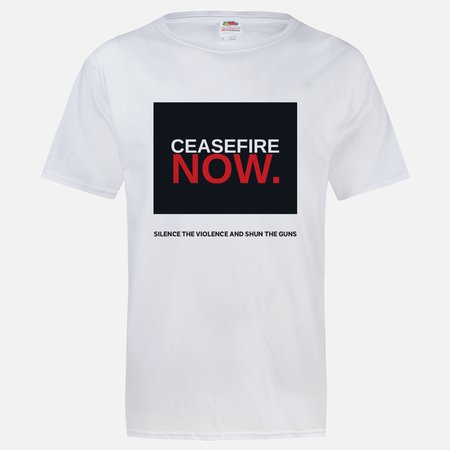 Ceasefire now t-shirt 1